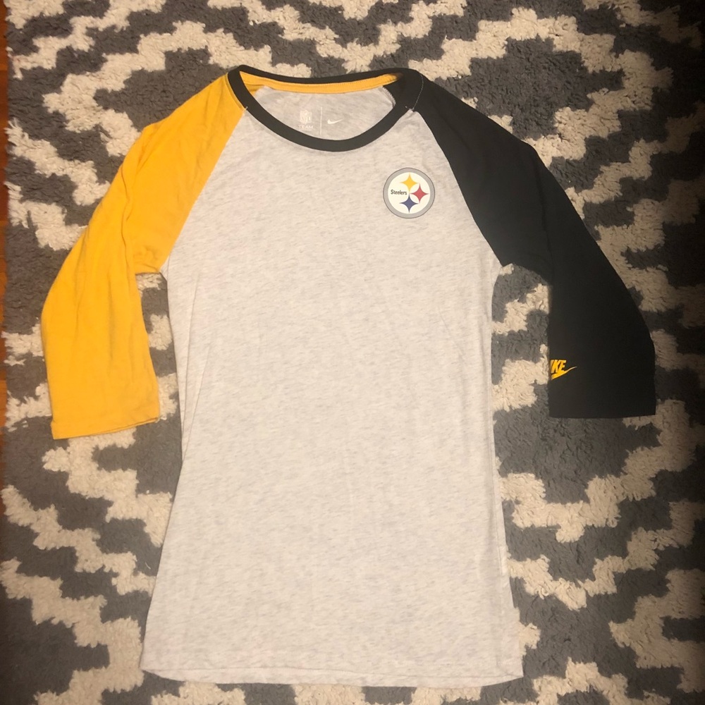 Pittsburgh Steelers Nike 3/4 Sleeve T-shirt